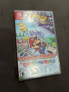 Nintendo Paper Mario: The Origami King - Red/Multicolor Artwork